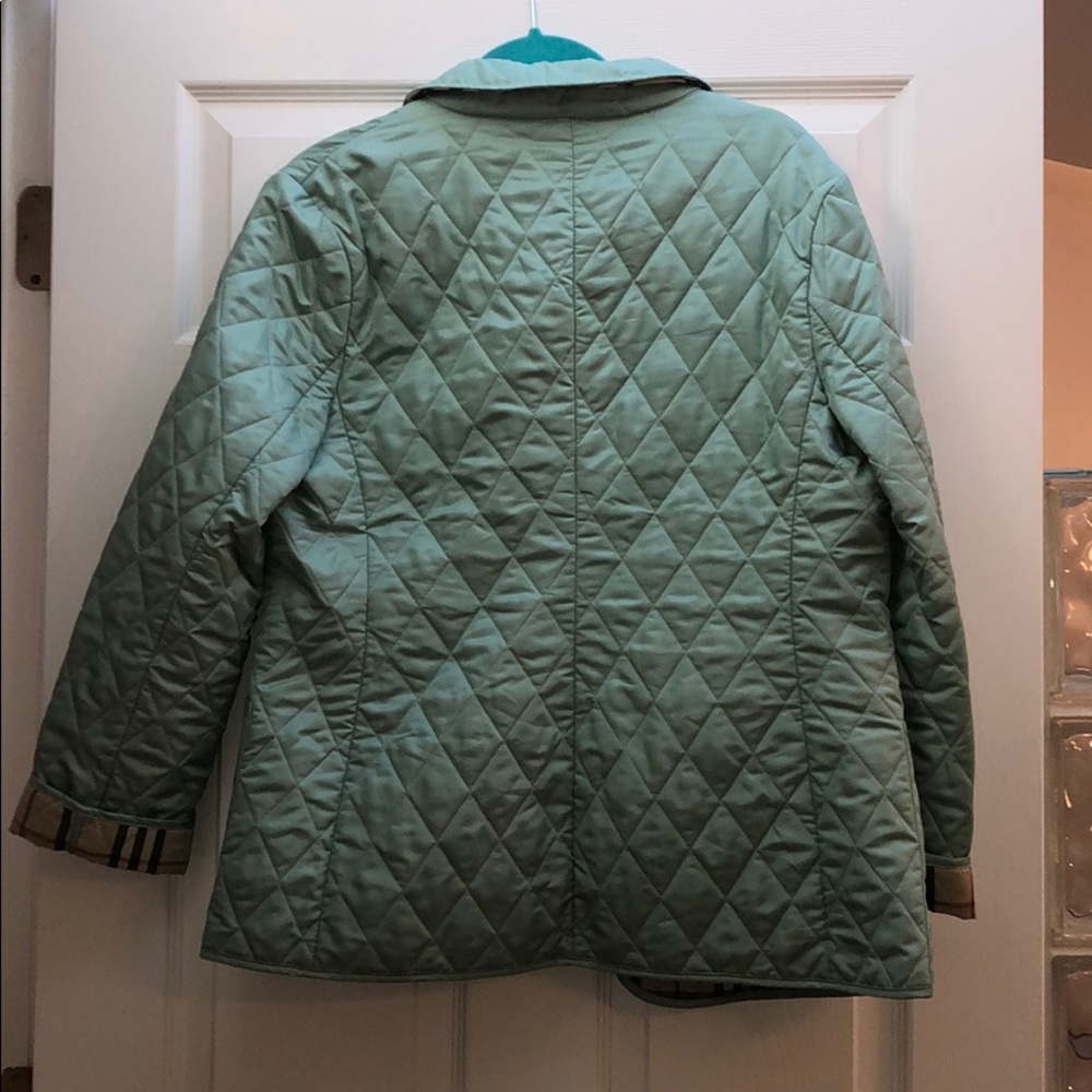 Burberry Mint Green Quilted Jacket - Picture 6 of 6